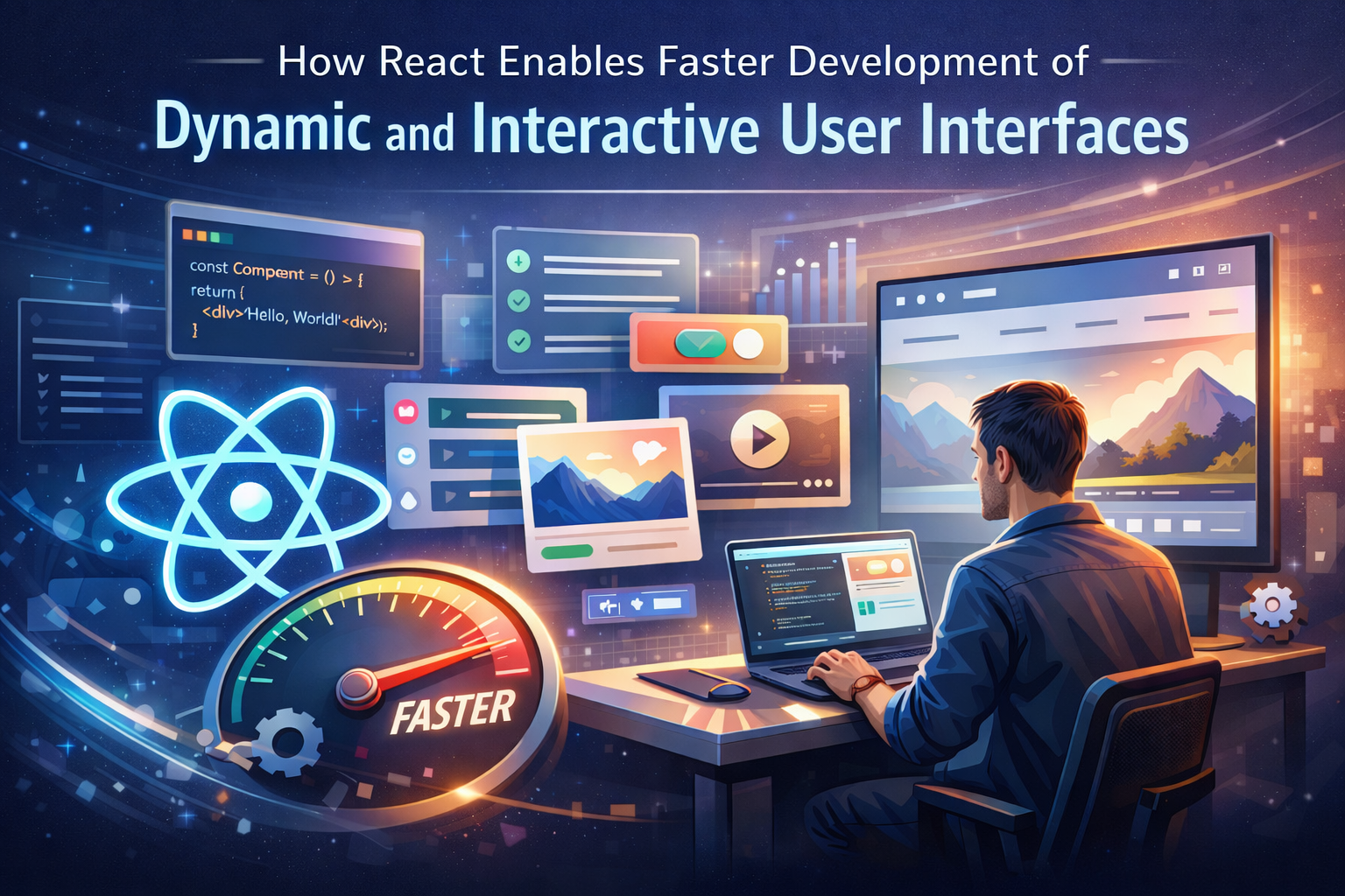 How React Enables Faster Development of Dynamic and Interactive User Interfaces