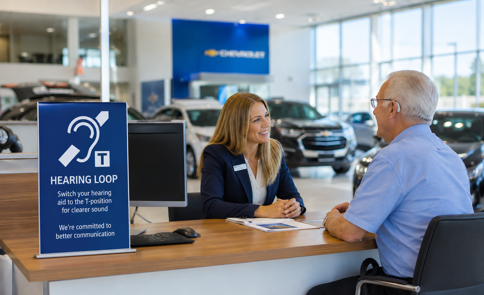 Car Dealership with Hearing Loop Car Dealership with Hearing Loop
