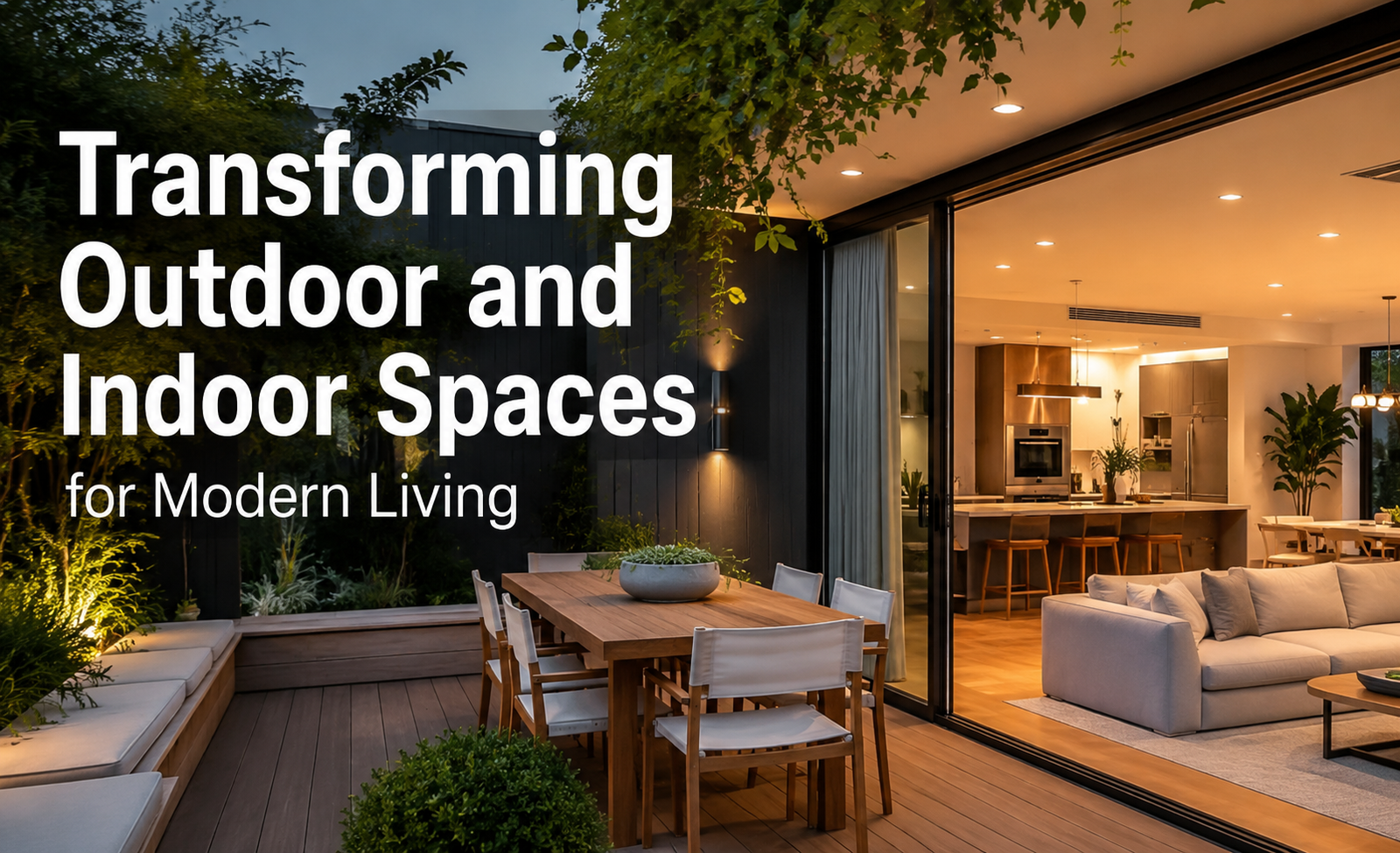 Transforming Outdoor and Indoor Spaces for Modern Living