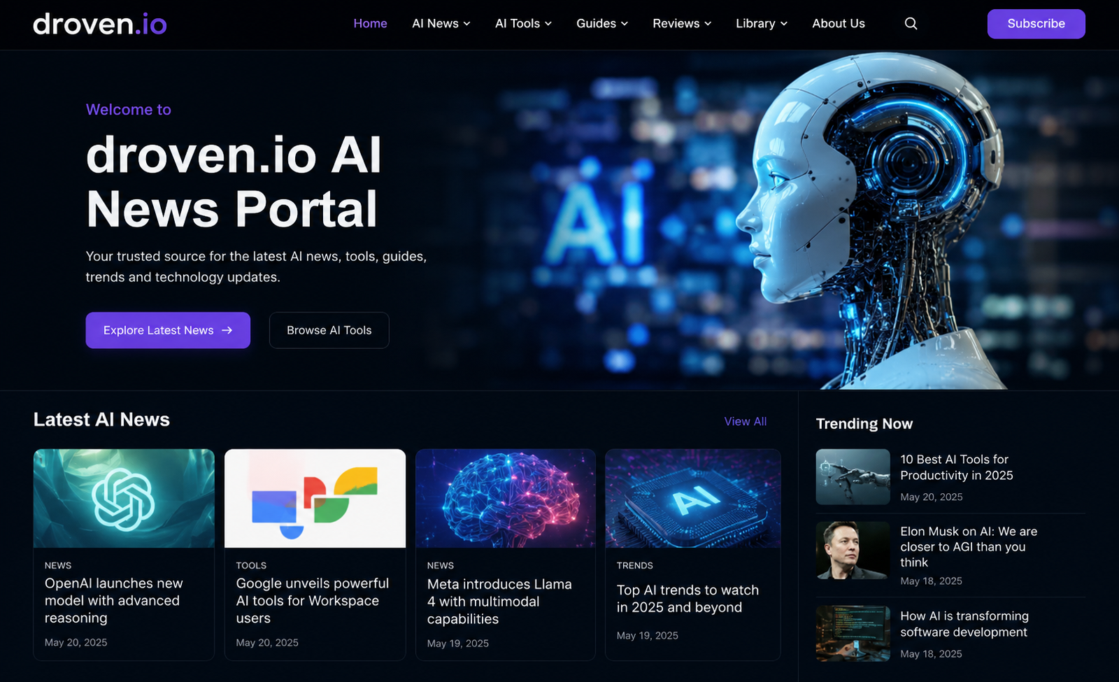 droven.io ai news portal droven.io ai news portal